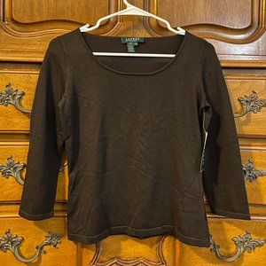NWT Vintage Ralph Lauren Petite Long Sleeve Thermal